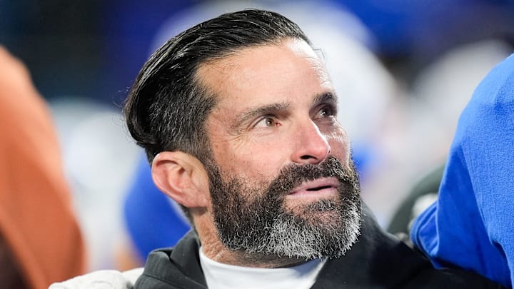 Dec 6, 2025; Charlotte, NC, USA; Duke Blue Devils head coach Manny Diaz looks on after the game against the Virginia Cavaliers during the 2025 ACC Championship game at Bank of America Stadium. Mandatory Credit: Jim Dedmon-Imagn Images