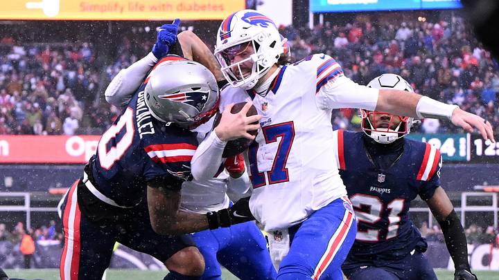 Josh Allen and the Bills are AFC East favorites.