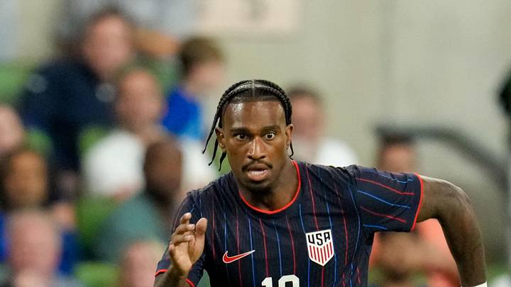 Oct 10, 2025; Austin, Texas, USA; United States forward Haji Wright (19) moves the ball during the second half at Q2 Stadium.