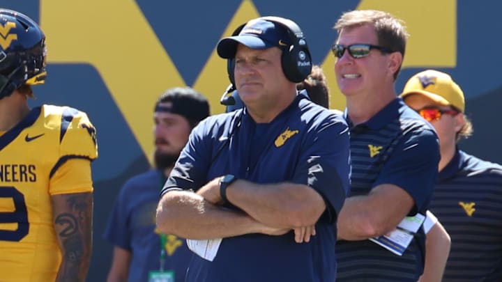 West Virginia University head coach Rich Rodriguez