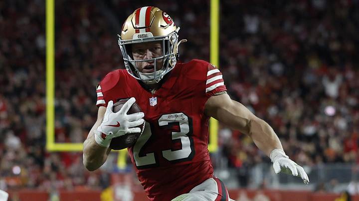 San Francisco running back Christian McCaffrey will be a major risk-reward pick in 2026 fantasy football drafts. San Francisco running back Christian McCaffrey will be a major risk-reward pick in 2026 fantasy football drafts.
