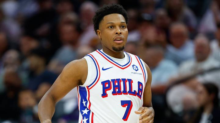 Philadelphia 76ers guard Kyle Lowry (7) runs up the court during the second quarter against the Sacramento Kings at Golden 1 Center on Mar. 19, 2026. Philadelphia 76ers guard Kyle Lowry (7) runs up the court during the second quarter against the Sacramento Kings at Golden 1 Center on Mar. 19, 2026.