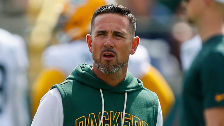 Green Bay Packers head coach Matt LaFleur