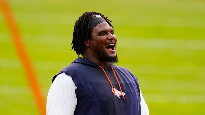 Denver Broncos defensive tackle Malcolm Roach 