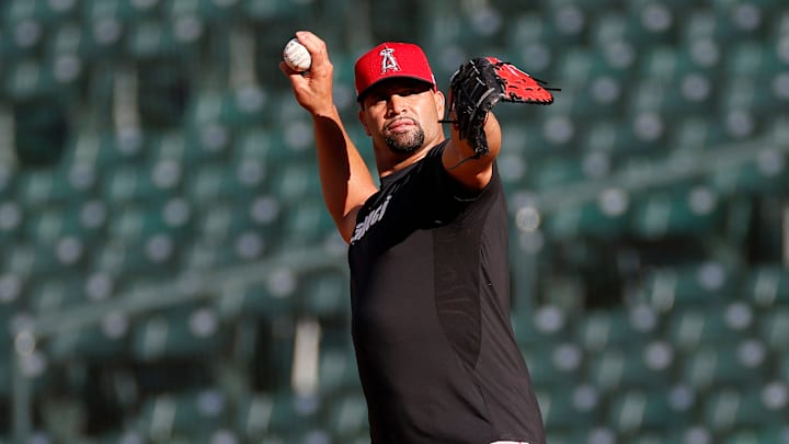Albert Pujols jugó con los Angelinos de Los Angeles de 2012 a 2021