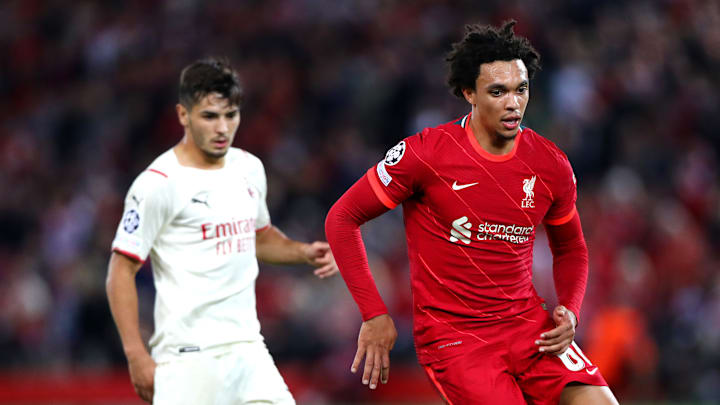 Trent Alexander Arnold e Brahim Diaz Trent Alexander Arnold e Brahim Diaz