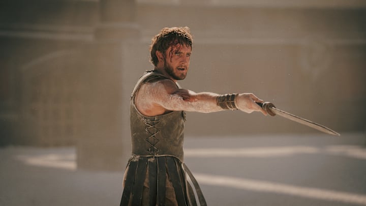 Paul Mescal plays Lucius in Gladiator II from Paramount Pictures. © 2024 Paramount Pictures.