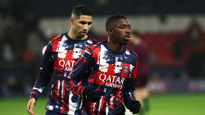 Hakimi et Dembélé - PSG