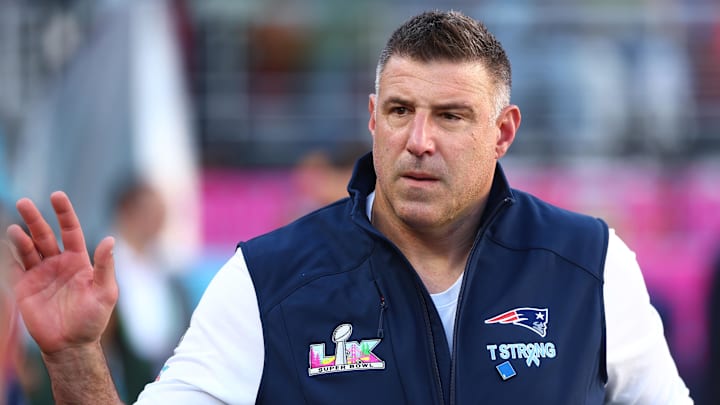 Feb 8, 2026; Santa Clara, CA, USA; New England Patriots head coach Mike Vrabel walks on field before Super Bowl LX against the Seattle Seahawks at Levi's Stadium. Mandatory Credit: Mark J. Rebilas-Imagn Images Feb 8, 2026; Santa Clara, CA, USA; New England Patriots head coach Mike Vrabel walks on field before Super Bowl LX against the Seattle Seahawks at Levi's Stadium. Mandatory Credit: Mark J. Rebilas-Imagn Images