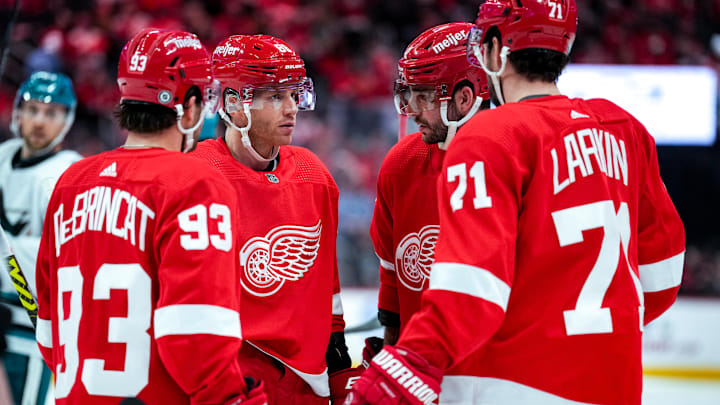 San Jose Sharks v Detroit Red Wings