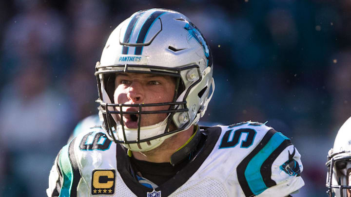 Former Carolina Panthers linebacker Luke Kuechly