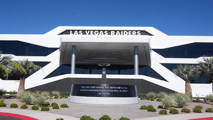 Jun 9, 2026; Henderson, NV, USA; A general overall view of the Las Vegas Raiders headquarters and practice facility at the Intermountain Health Performance Center. Mandatory Credit: Kirby Lee-Imagn Images