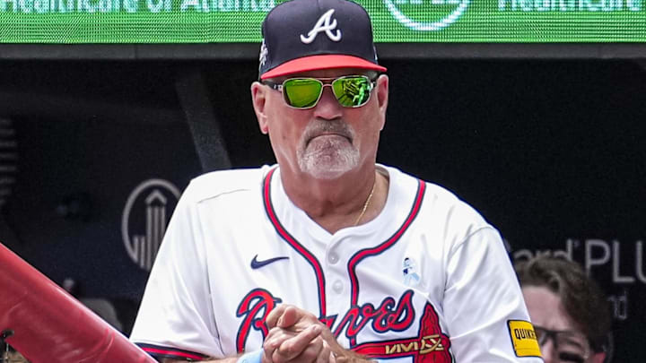 Atlanta Braves manager Brian Snitker Atlanta Braves manager Brian Snitker