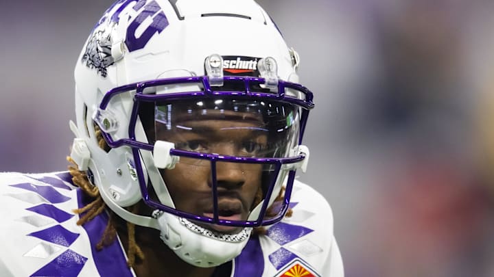 D'Arco Perkins-McAllister is shown while at TCU in 2022.