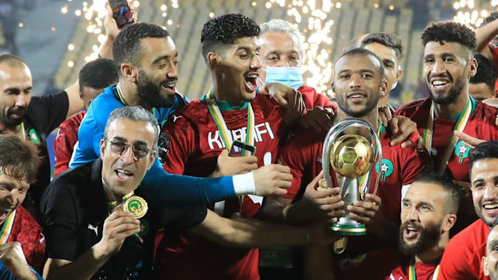 Le Maroc remet son titre en jeu. Le Maroc remet son titre en jeu.