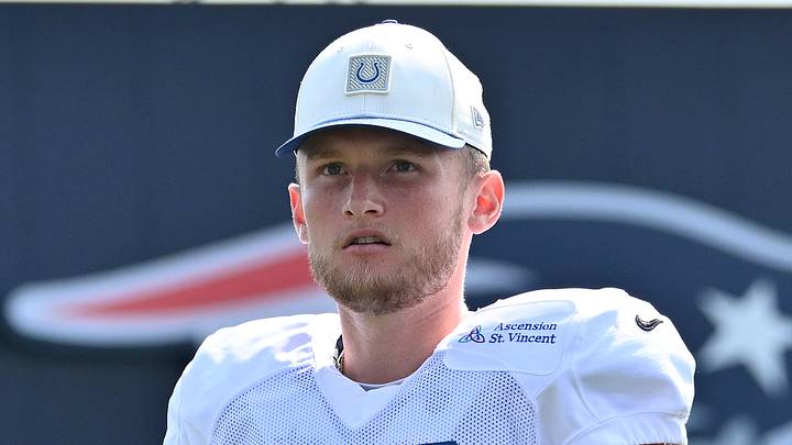 Indianapolis Colts kicker Blake Grupe.