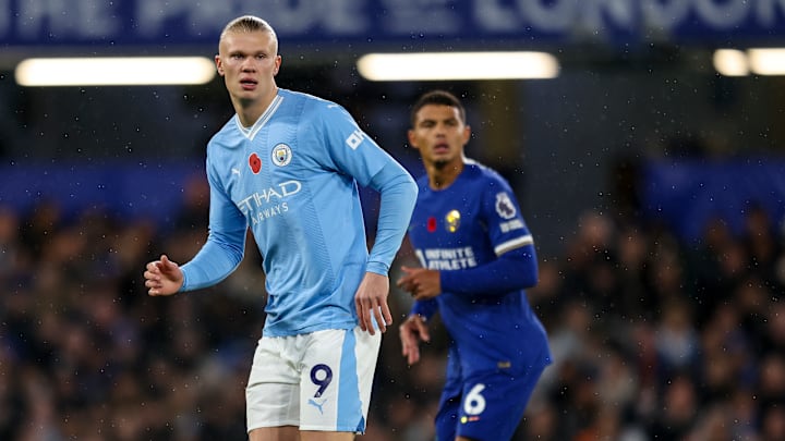 Erling Haaland será titular con el Manchester City en el amistoso frente al Chelsea