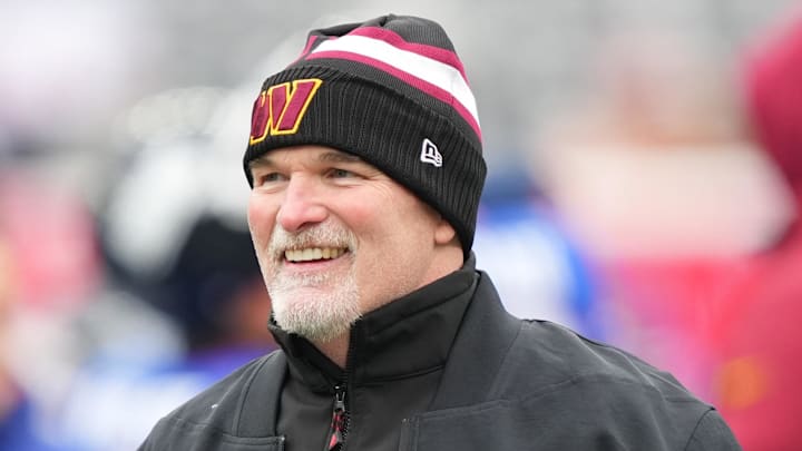 Washington Commanders head coach Dan Quinn Washington Commanders head coach Dan Quinn