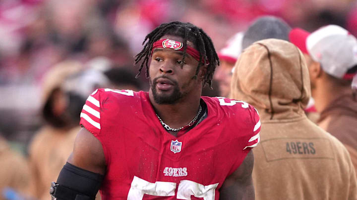 San Francisco 49ers linebacker Dre Greenlaw (57)