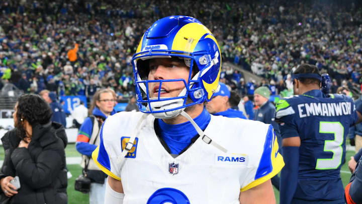 Rams quarterback Matthew Stafford will have to consider his future in the NFL this offseason.