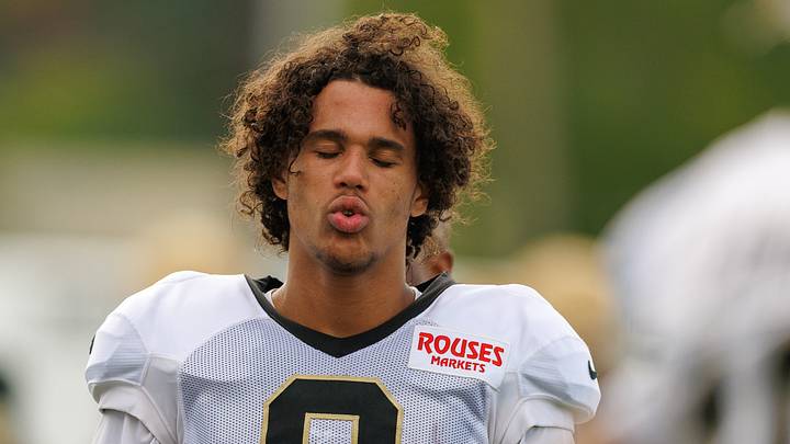 New Orleans Saints wide receiver Jordyn Tyson New Orleans Saints wide receiver Jordyn Tyson