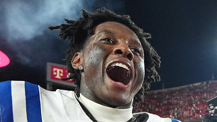 Indianapolis Colts cornerback Sauce Gardner smiles after a game