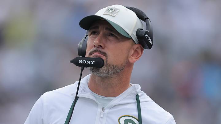 Green Bay Packers head coach Matt LaFleur.