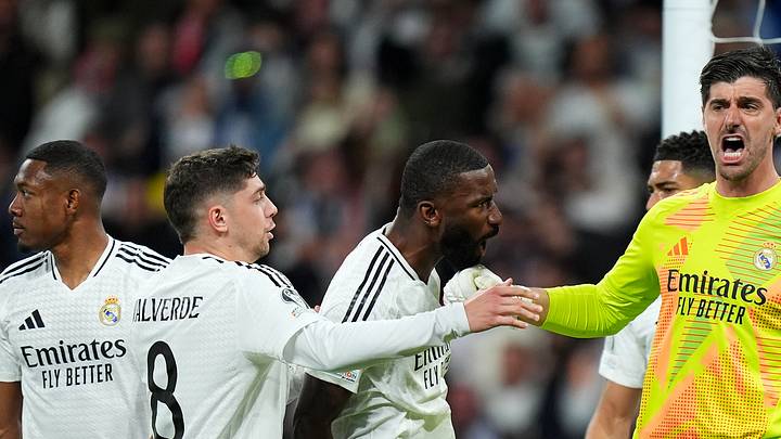 Thibaut Courtois und Federico Valverde