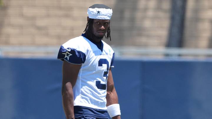 Dallas Cowboys receiver George Pickens at training camp at the River Ridge Fields. Dallas Cowboys receiver George Pickens at training camp at the River Ridge Fields.