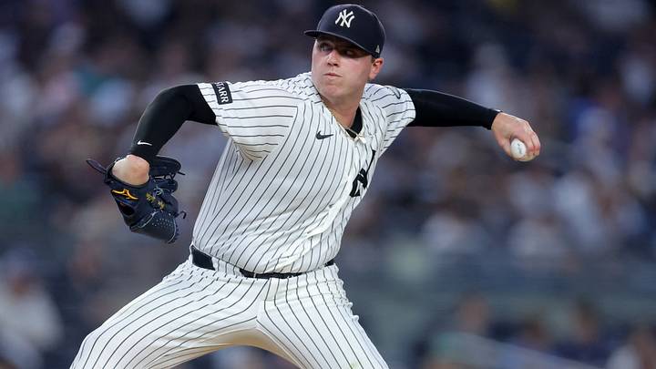 Ryan Weathers's early exit from Saturday's clash against the Blue Jays is bound to leave the Yankees in a sticky situation. Ryan Weathers's early exit from Saturday's clash against the Blue Jays is bound to leave the Yankees in a sticky situation.