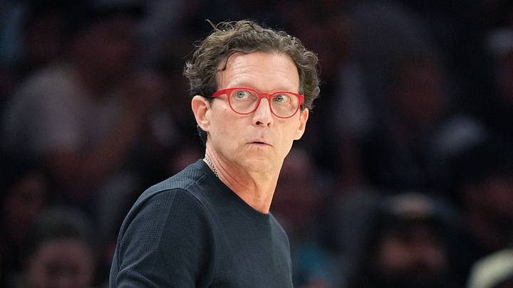 Atlanta Hawks head coach Quin Snyder against the San Antonio Spurs at Frost Bank Center on Oct. 8, 2026. Atlanta Hawks head coach Quin Snyder against the San Antonio Spurs at Frost Bank Center on Oct. 8, 2026.
