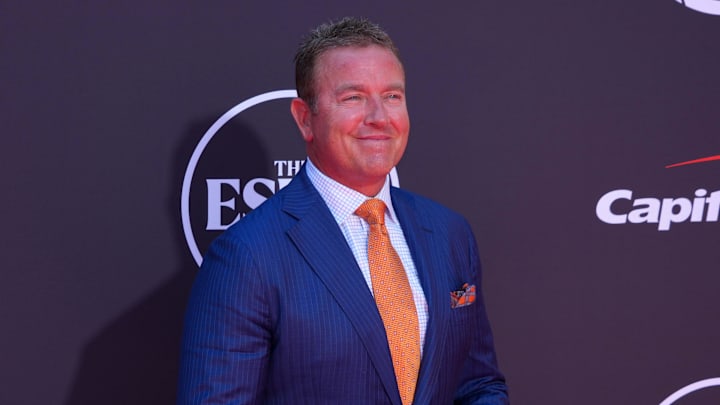 ESPN college football analyst Kirk Herbstreit sang the praises in reaction to a college football coach's emotional post-game interview.