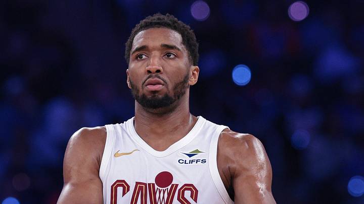 Cleveland Cavaliers guard Donovan Mitchell (45) Cleveland Cavaliers guard Donovan Mitchell (45)