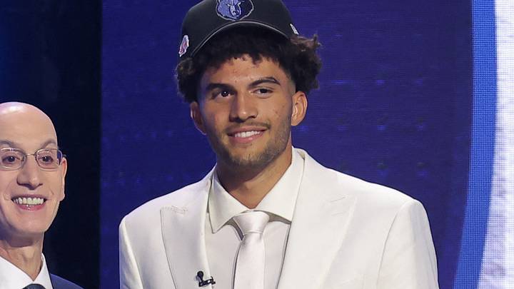Jun 23, 2026; New York, NY, USA; NBA commissioner Adam Silver greets the third pick in the 2026 NBA draft, Duke forward Cameron Boozer after he was selected by the Memphis Grizzlies at Barclays Center. Mandatory Credit: Brad Penner-Imagn Images Jun 23, 2026; New York, NY, USA; NBA commissioner Adam Silver greets the third pick in the 2026 NBA draft, Duke forward Cameron Boozer after he was selected by the Memphis Grizzlies at Barclays Center. Mandatory Credit: Brad Penner-Imagn Images