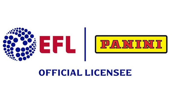 The EFL and Panini have teamed up to produce collectables