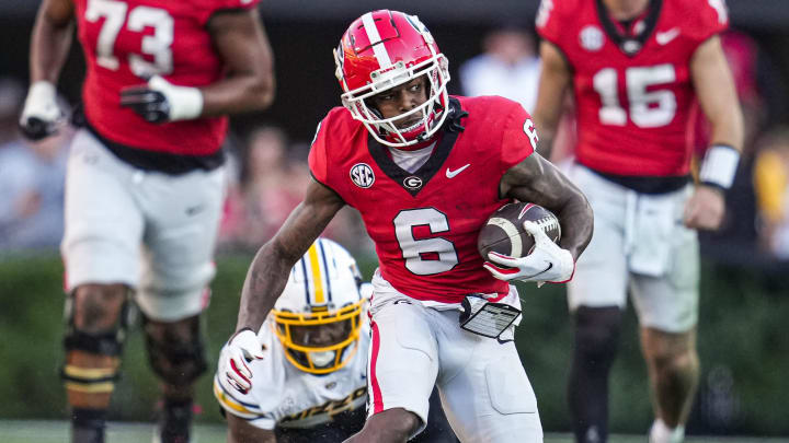 Just three teams earned first-place votes in the AP top 25 preseason college football rankings.