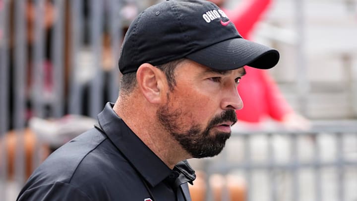 Ohio State Buckeyes football coach Ryan Day will likely be in Kentucky on Friday night