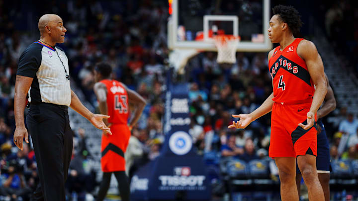 Toronto Raptors forward Scottie Barnes (4) 