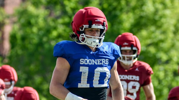 Oklahoma quarterback John Mateer