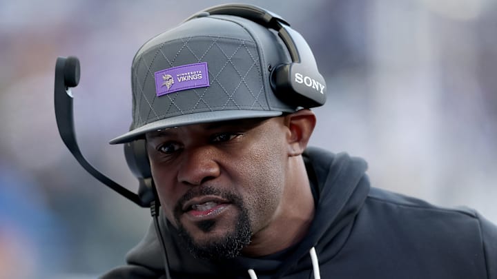 Minnesota Vikings defensive coordinator Brian Flores