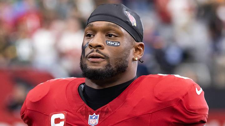 Oct 19, 2025; Glendale, Arizona, USA; Arizona Cardinals linebacker Mack Wilson Sr. (2) against the Green Bay Packers at State Farm Stadium. Mandatory Credit: Mark J. Rebilas-Imagn Images