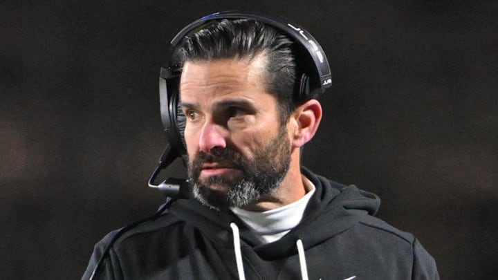 Nov 29, 2025; Durham, North Carolina, USA; Duke Blue Devils head coach Manny Diaz looks on against the Wake Forest Demon Deacons during the fourth quarter at Wallace Wade Stadium. Mandatory Credit: Zachary Taft-Imagn Images Nov 29, 2025; Durham, North Carolina, USA; Duke Blue Devils head coach Manny Diaz looks on against the Wake Forest Demon Deacons during the fourth quarter at Wallace Wade Stadium. Mandatory Credit: Zachary Taft-Imagn Images