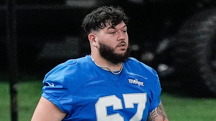 Detroit Lions center Trystan Colon (67).