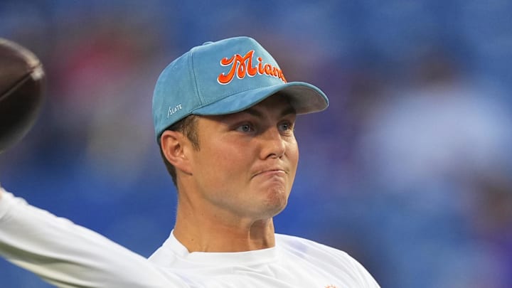 Miami Dolphins quarterback Zach Wilson 