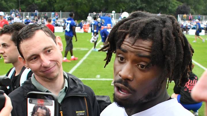 Buffalo Bills safety C.J Gardner-Johnson speaks with the media Buffalo Bills safety C.J Gardner-Johnson speaks with the media