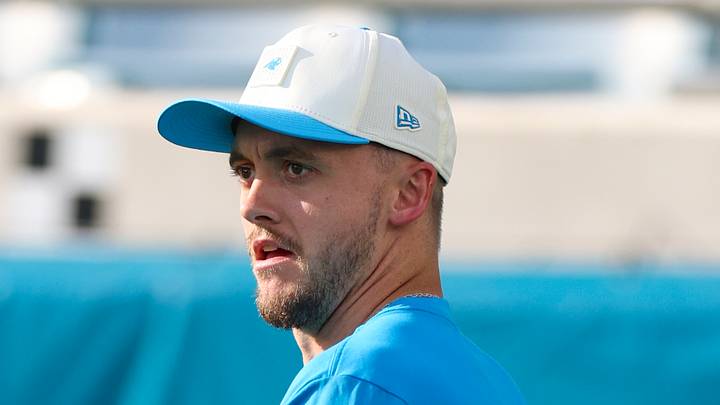 Carolina Panthers quarterback Haynes King 