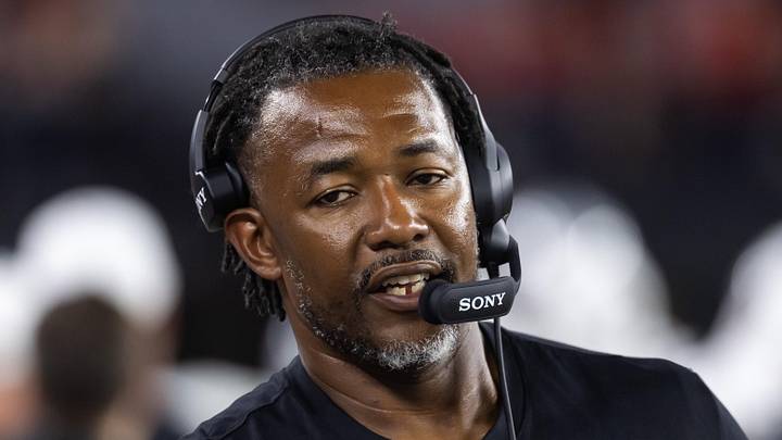 Las Vegas Raiders defensive coordinator Patrick Graham Las Vegas Raiders defensive coordinator Patrick Graham