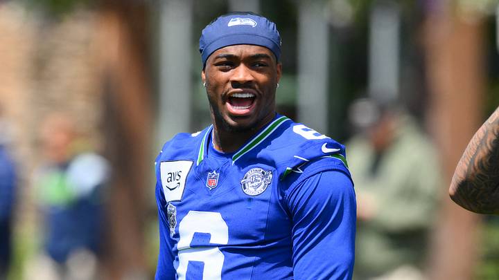 Jun 9, 2026; Renton, WA, USA; Seattle Seahawks quarterback Jalen Milroe (6) during minicamp at Virginia Mason Athletic Center. Mandatory Credit: Steven Bisig-Imagn Images Jun 9, 2026; Renton, WA, USA; Seattle Seahawks quarterback Jalen Milroe (6) during minicamp at Virginia Mason Athletic Center. Mandatory Credit: Steven Bisig-Imagn Images