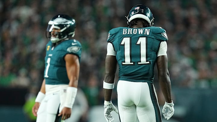 Philadelphia Eagles, Jalen Hurts, A.J. Brown Philadelphia Eagles, Jalen Hurts, A.J. Brown