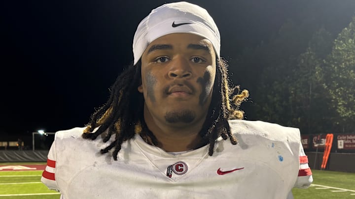 Kadin Fife following a high school game against Christian Heritage